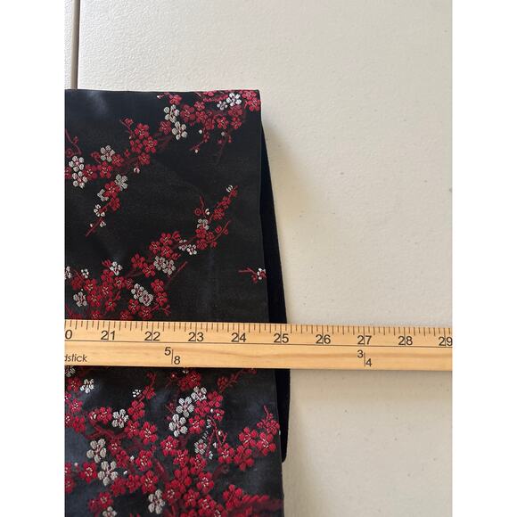 Dressbarn Woman Asian Style Jacket Womens Size 1X Floral Patchwork Kimono Velvet - Picture 5 of 10